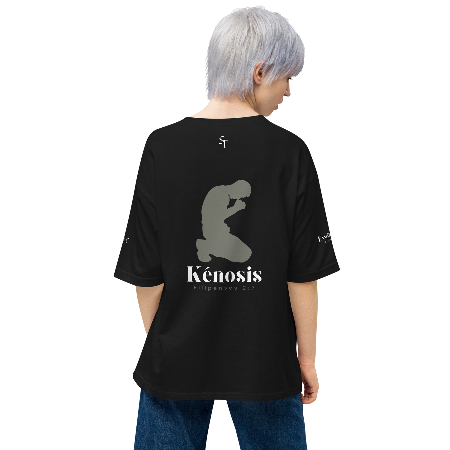 Kénosis - Essentia Mystic - Camiseta Negra Oversize
