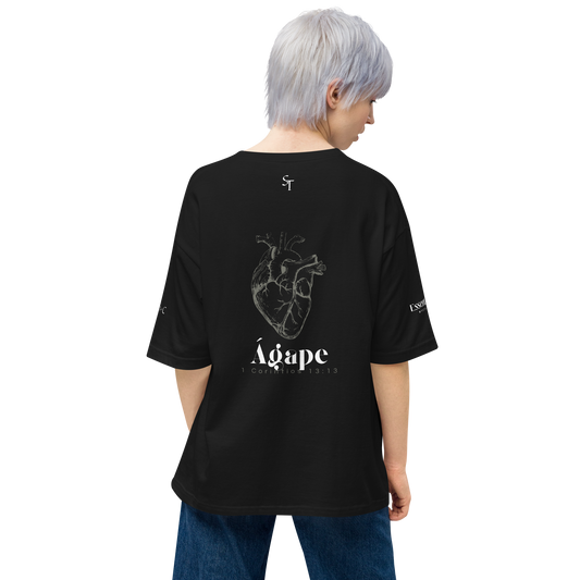 Ágape - Essentia Mystic - Camiseta Negra Oversize