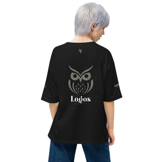 Logos - Essentia Mystic - Camiseta Negra Oversize
